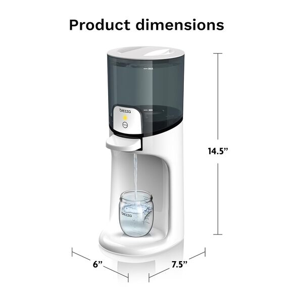 NEW Baby Brezza Instant Baby Bottle Warmer Dispenses 24/7, 3 Temperatures, White - Picture 2 of 8